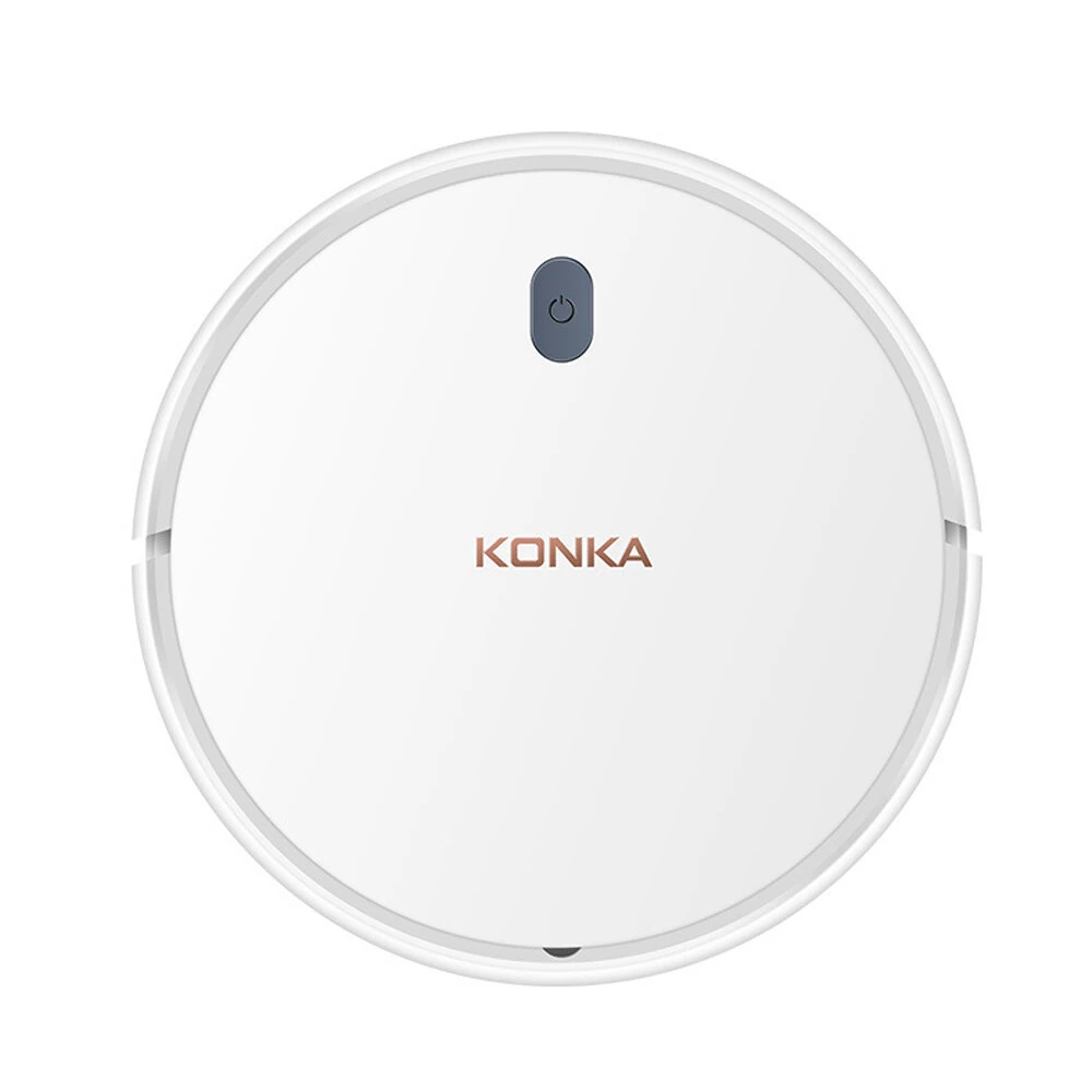 (image for) KONKA 3 In 1 1000pa Household Smart Sweeping And Mopping Vacuum Cleaner With 400ml Dustbin Capacity Automatic Charging for Home Office
